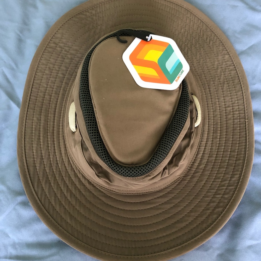 Tan and Brown Sun Hat